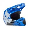 KASK MOTOCYKLOWY FOX V1 SHIELD BLUE XL
